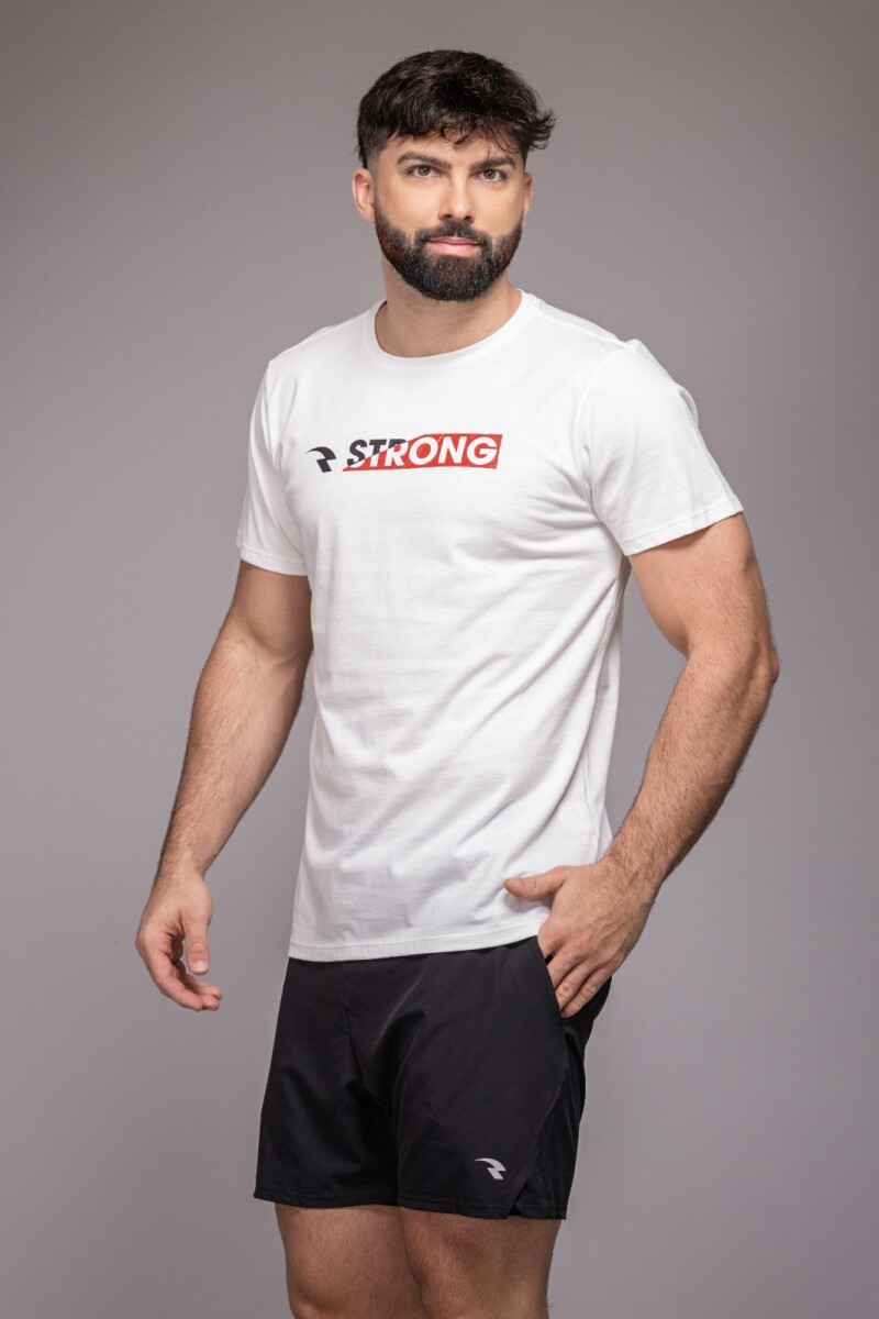 Remera con Serigrafía. Negro