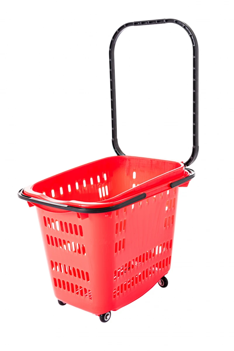 Carro De Supermercado Rojo 