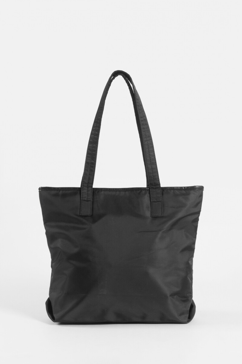 Shopper con monederos removibles negro