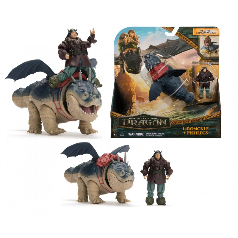 FIGURAS DE ACCIÓN - DRAGONES CON VIKINGO FIGURAS DE ACCIÓN - DRAGONES CON VIKINGO