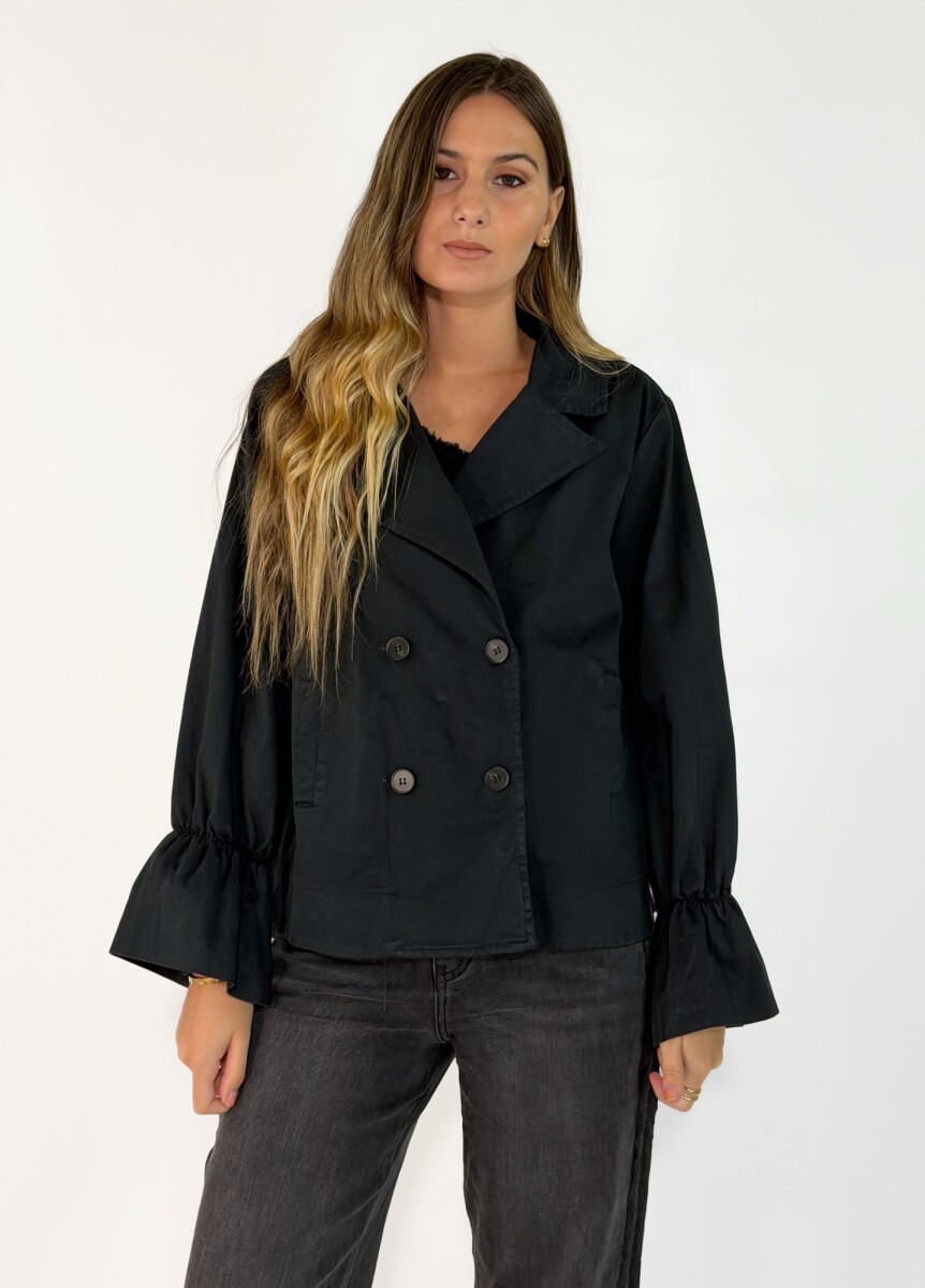 CHAQUETA SILVARA - NEGRO 