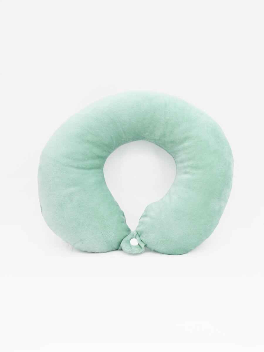 ALMOHADON VIAJE BASICO - VERDE 