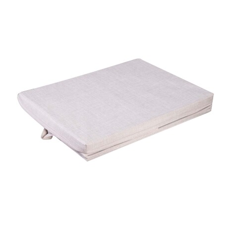 CAJA ORG PLEGABLE C/TAPA POLIESTER NATURAL-BEIGE BOX