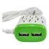 Cargador Carga Rápida 3.1a Lightning + Dos Usb Calidad Variante Color Verde
