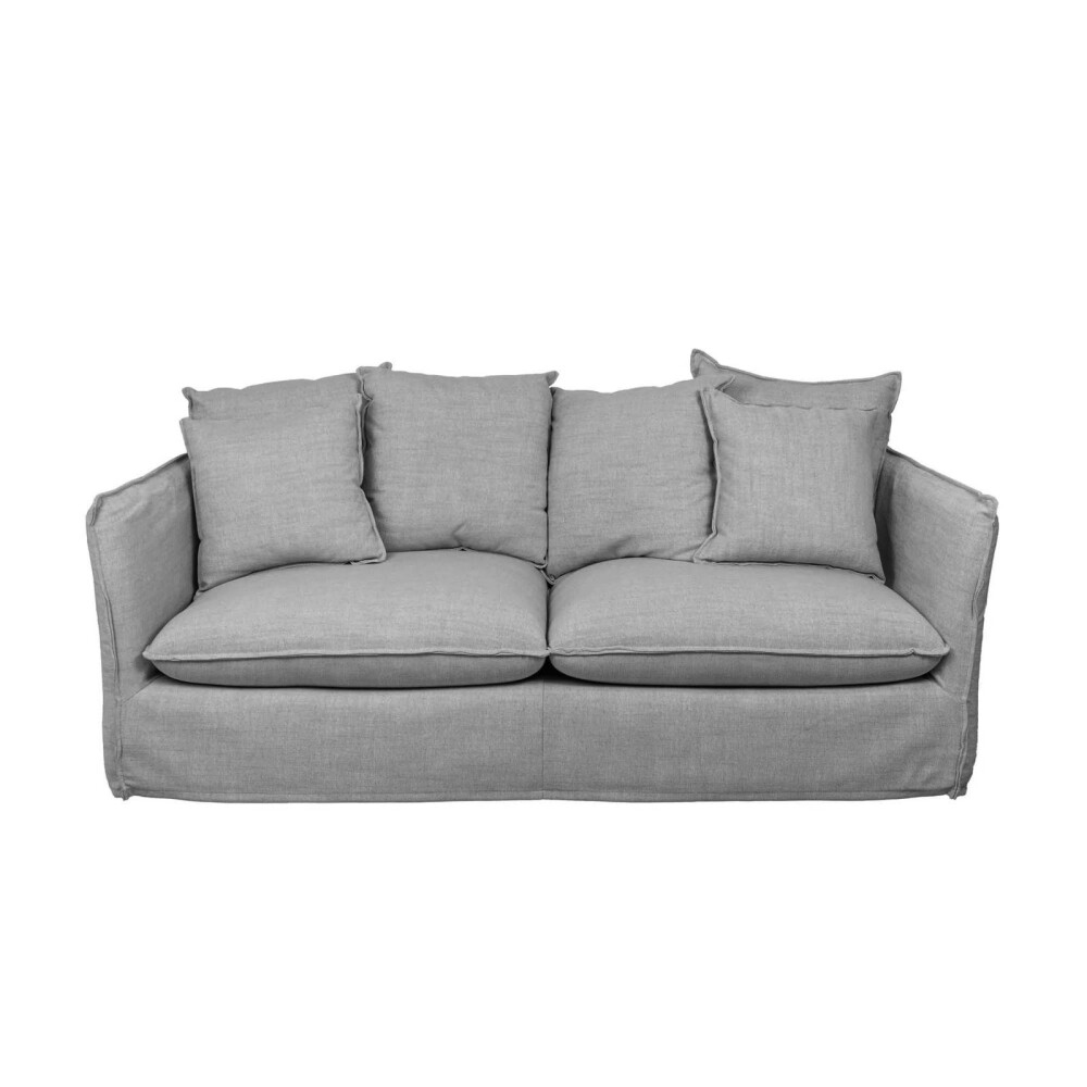 SOFÁ 3 CUERPOS TELA-PREMIUM GRIS BAHAMA