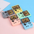 Mini Consola Portatil Para Niños Con 500 Juegos Azul