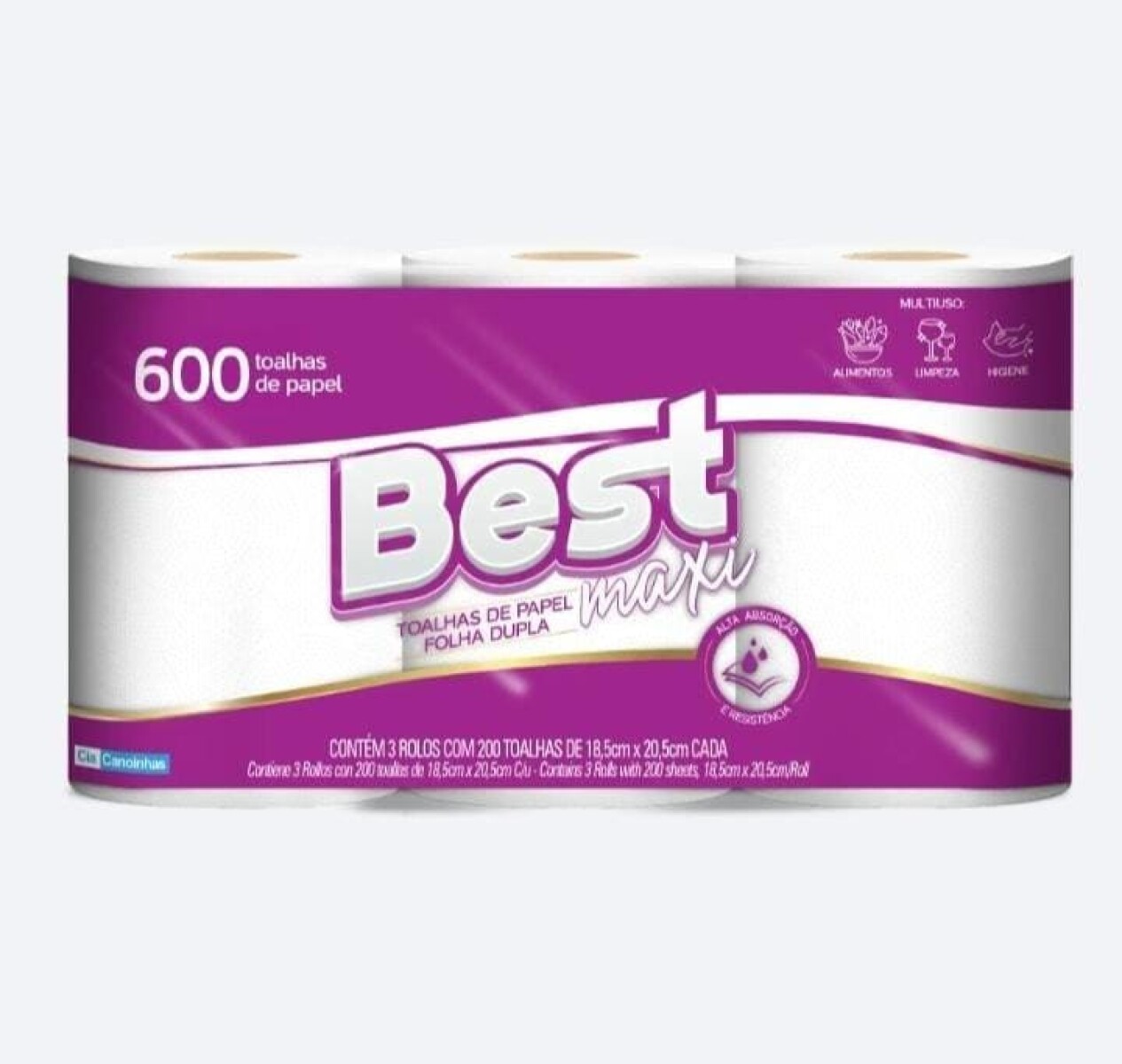 Toalla Best 600 Hojas 
