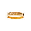 Anillo Medio Sin Fin-Oro bajo-Piedra Zirconia-AN8003 conpiedra