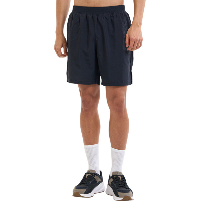 UA LAUNCH 7'' SHORTS-GRN BLK-001