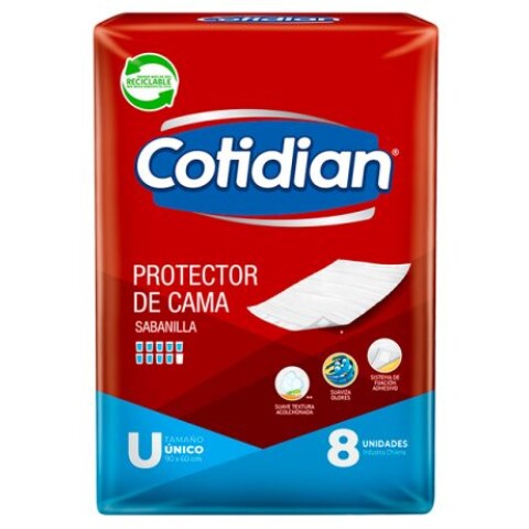 Cotidian protector de cama x8 unidades Cotidian protector de cama x8 unidades