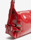 City Cartera City Hebillas - Rojo Cereza