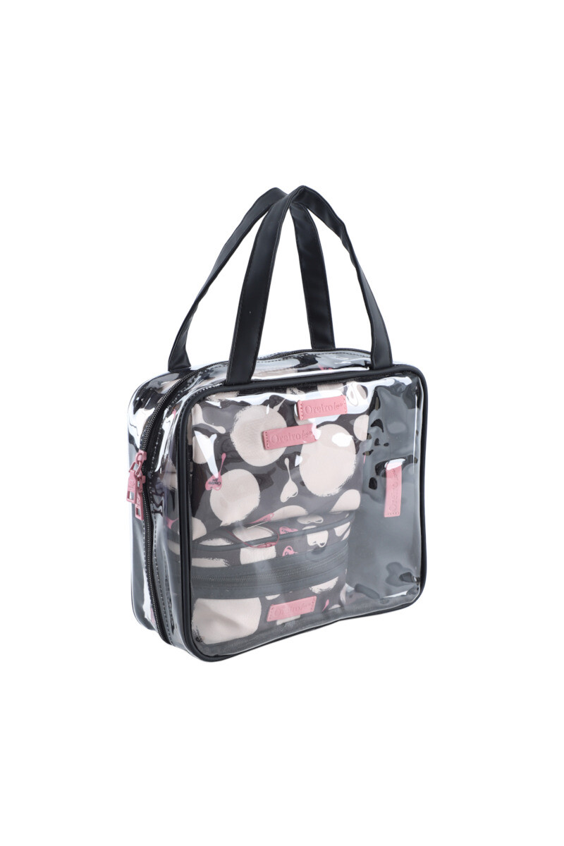 Set Necessaire Oreiro - Negro 
