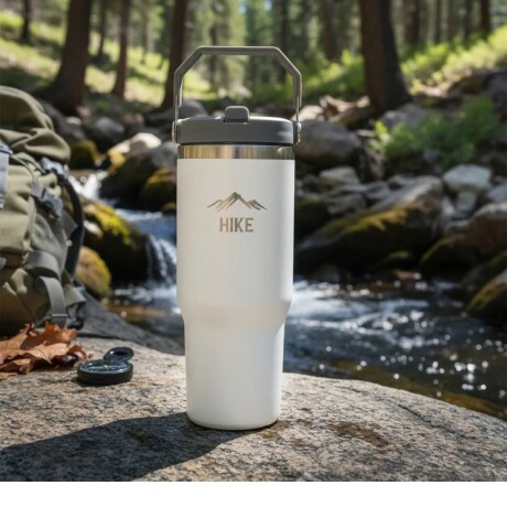 Termo Grip Max 890 ML Hike Color Blanco