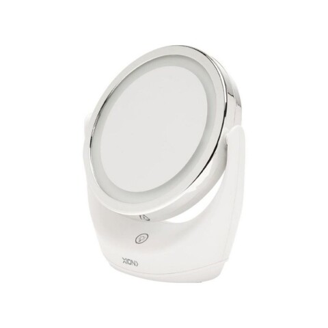 ESPEJO DE MAQUILLAJE LUZ LED ESTANDAR Y CON AUMENTO X5 Blanco