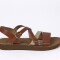 CHERRY TEENS FLAT BROWN