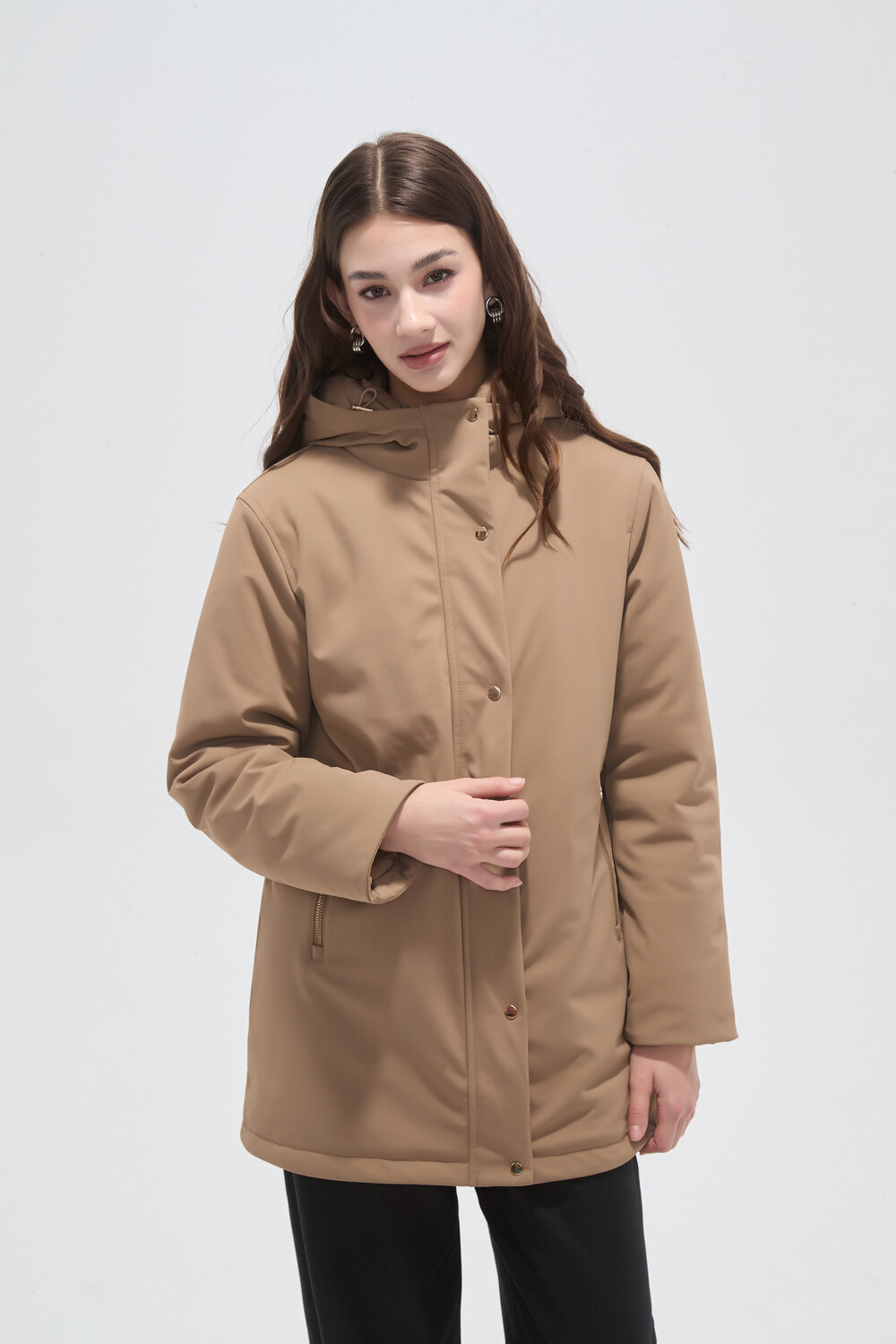 Campera Karipe Beige Oscuro