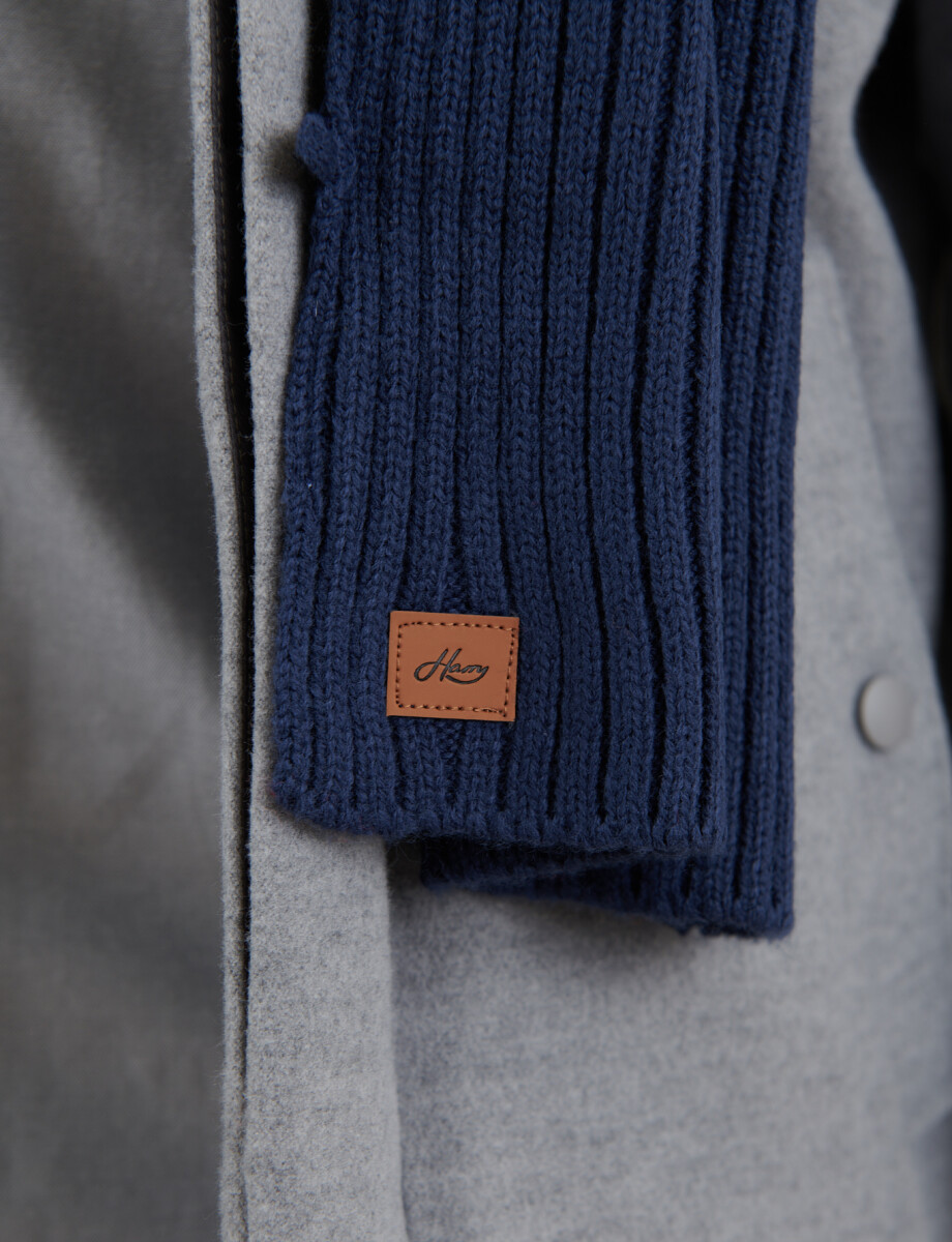 700888 BUFANDA HARRY Azul Oscuro