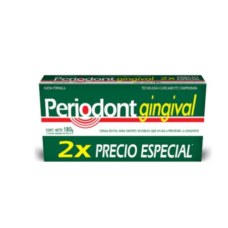 Pasta Dental Periodont Gingival 180 G 2 U Pasta Dental Periodont Gingival 180 G 2 U
