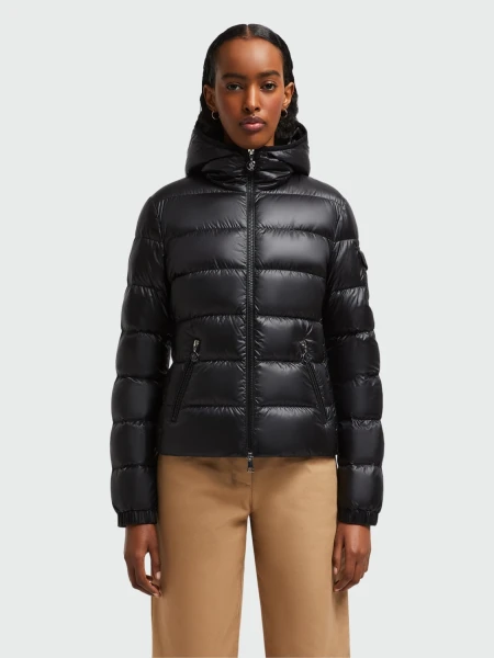 Moncler - Plumífero Corto con Capucha GLES Negro