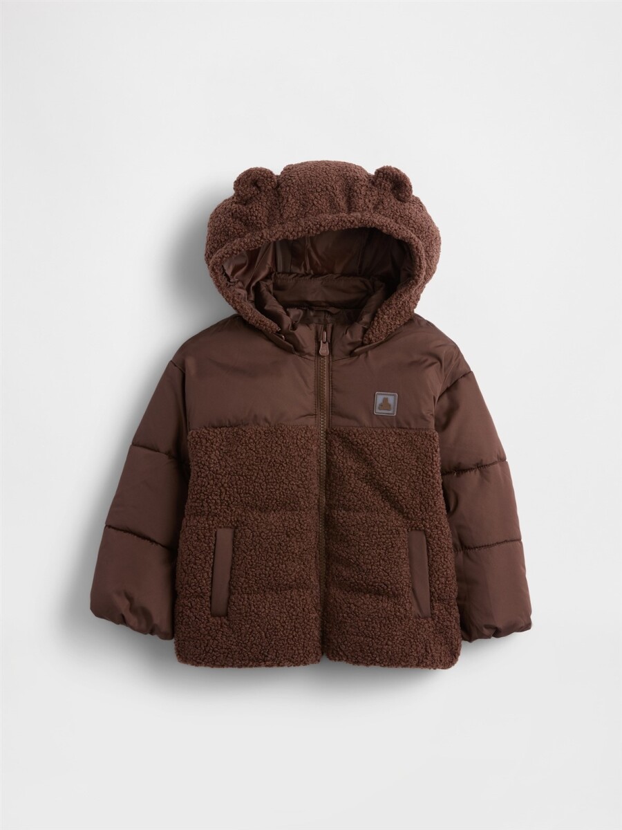 Campera Corderito Toddler Niño - Dark Brown 