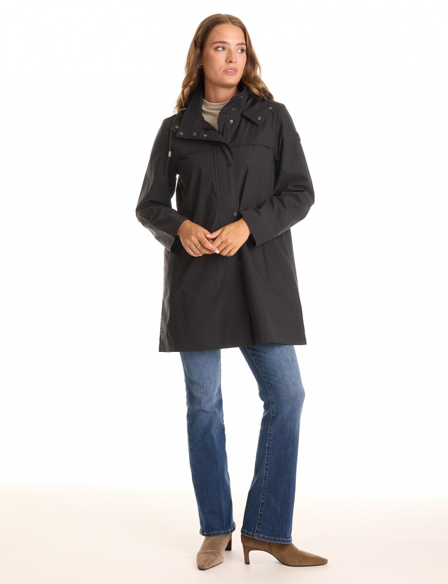 Gabardina Impermeable - Negro 