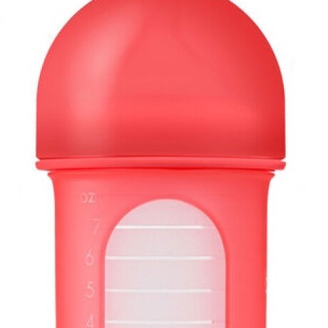 Mamadera Silicona con tetina 3m+ (240ml) coral oscuro