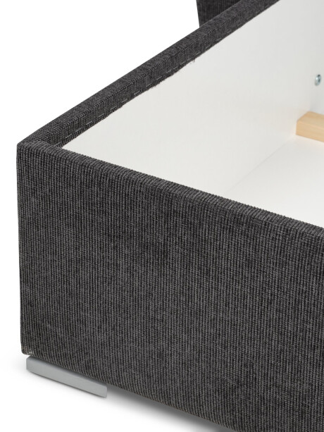 Sofá cama chaise longue VELJBY gris osc Sofá cama chaise longue VELJBY gris osc