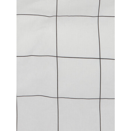 Juego De Sabanas Crista 220X260 Blanco/Negro