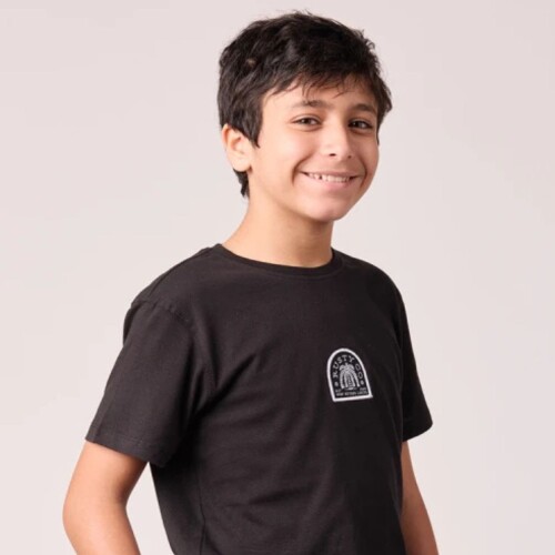Remera Niño BRIONE TEEN Rusty Negro