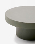 Mesa de centro Aiguablava de cemento verde Ø 66 cm verde Ø 66 cm