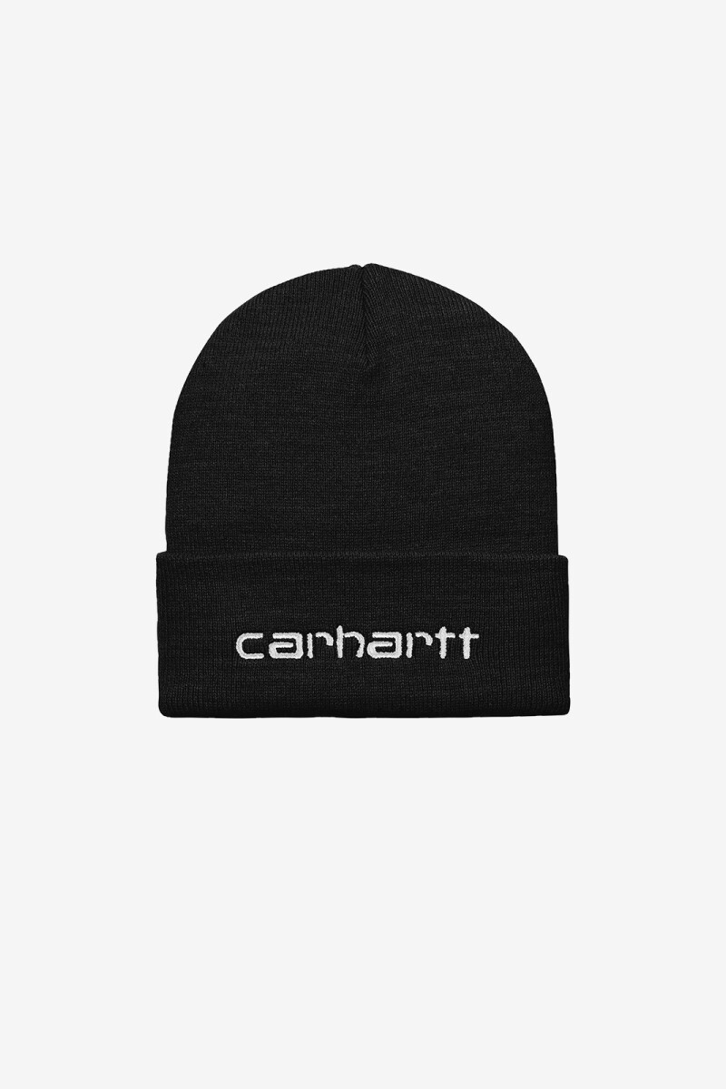 SCRIPT BEANIE Negro