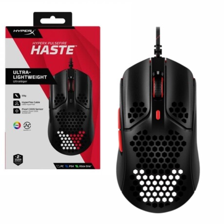 Mouse Hyperx Pulsefire Haste Black/red 001