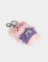 Llavero Peluche Llavero Y Charm De Peluche De Cerdito - Rosa Claro