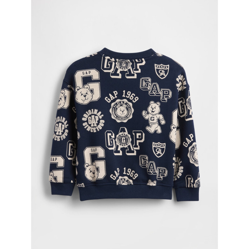 VARSITY LOGO CREW TAPESTRY NAVY