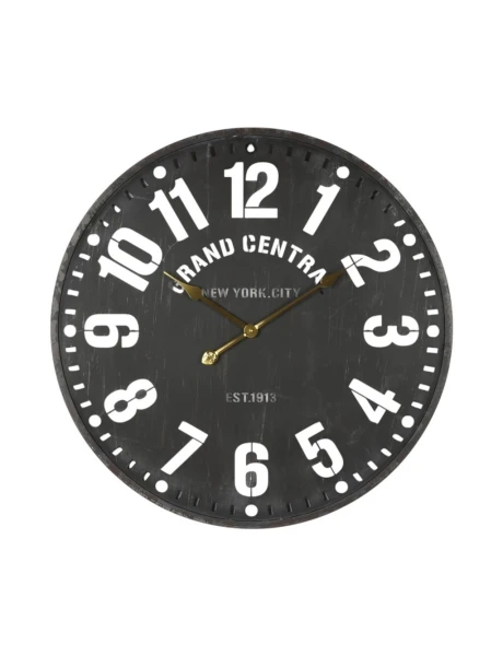 RELOJ DE PARED METAL 71.5X71.5X3.5 CM NUMEROS BLANCOS RELOJ DE PARED METAL 71.5X71.5X3.5 CM NUMEROS BLANCOS