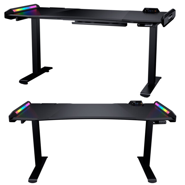 Escritorio Eléctrico E-marte 150cm ESCRITORIO ICOUGAR E-MARS 150 RGB NEGRO
