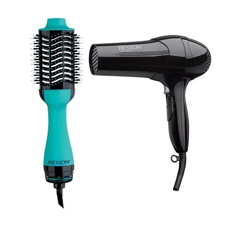 Set Revlon Cepillo Secador Tea + Secador Anti frizz 2000w Set Revlon Cepillo Secador Tea + Secador Anti frizz 2000w