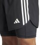 Own The Run 3 Tiras 2 En 1 - Hombre Black