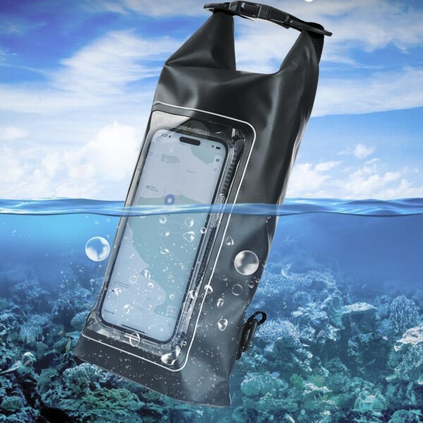 Bolso Estanco 2 Litros Celular Playa Arena Resistente Agua Variante Color Violeta