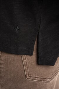 Remera Algodón Flame Negro