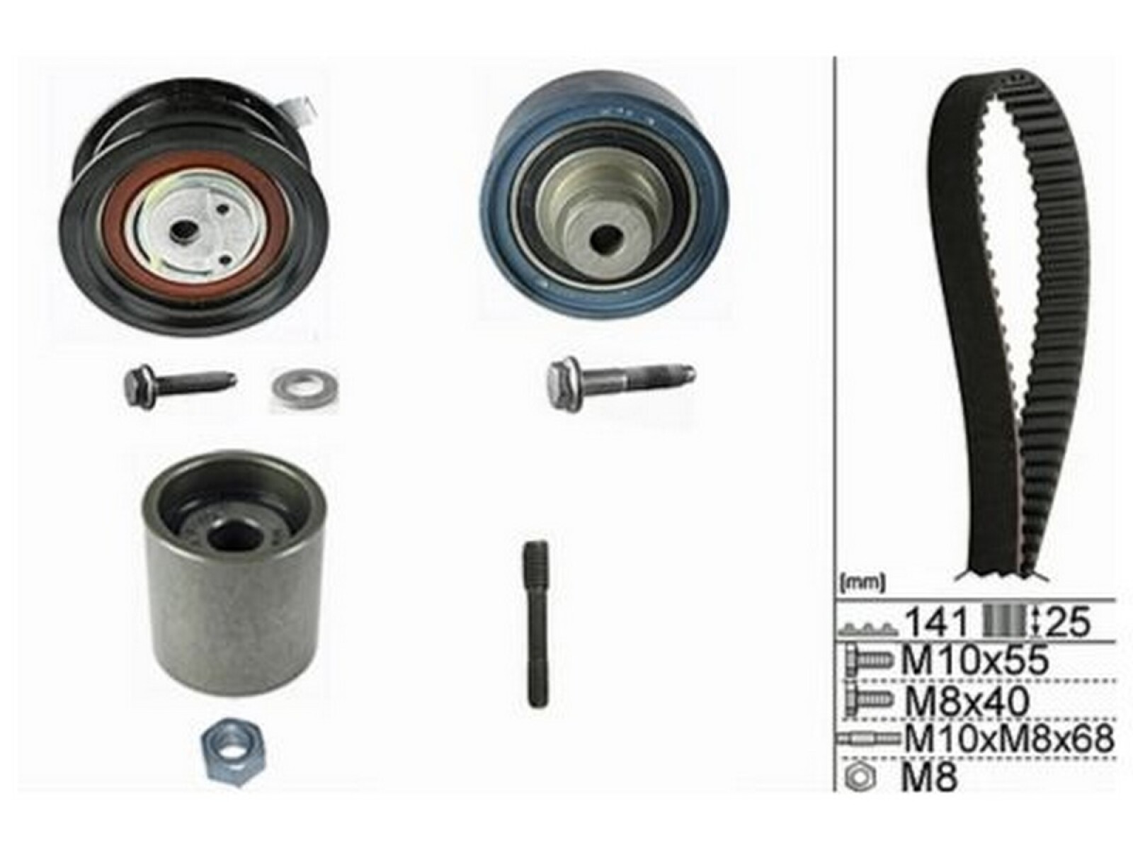 Kit Distr S/Bomba Agua Audi A3, Volks Suran/Polo/Golf 96-14 