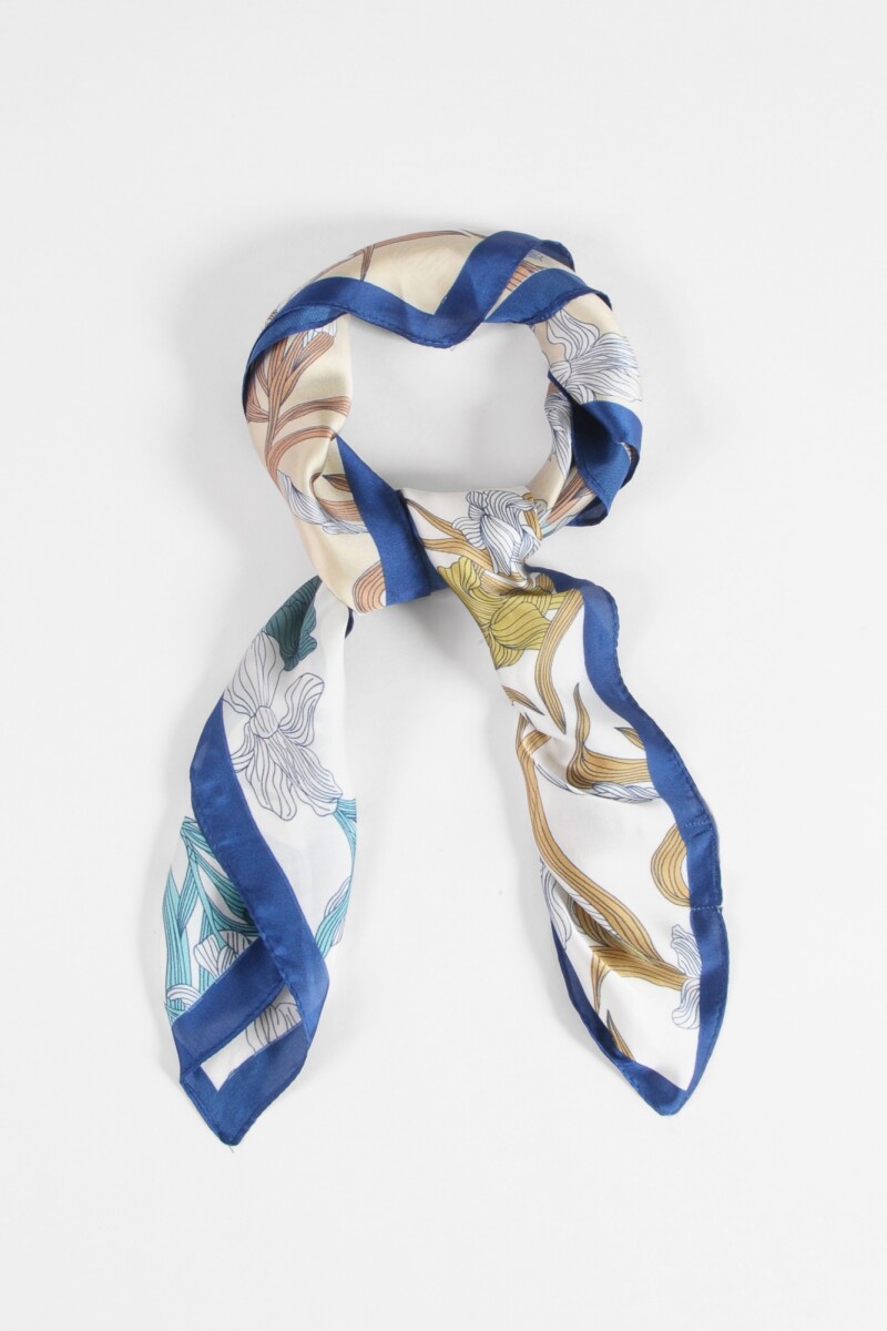 Pañuelo estampado multicolor