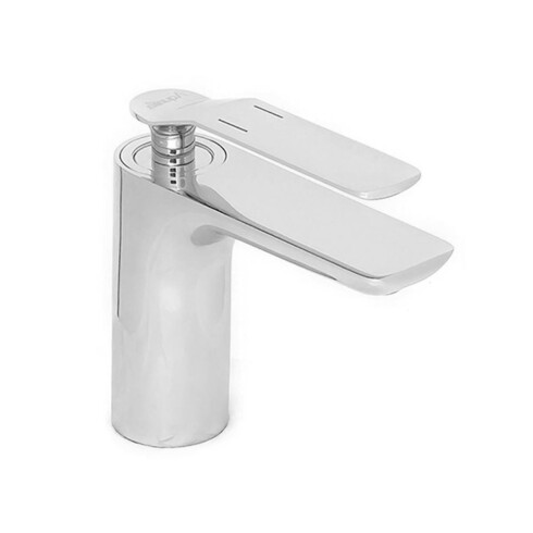 Griferia Para Lavatorio Bajo Cromado Monocomando Serie Modena GRIS