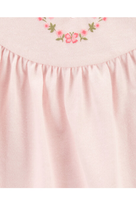 Body de algodón, con volados y estampa floral Body de algodón, con volados y estampa floral