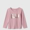 V-FRCH LS BF LOGO T LILAS PINK 16-1708 TCX