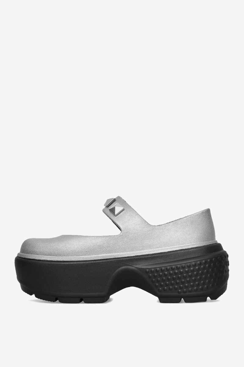 STOMP METALLIC MARY JANE Plata