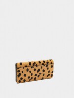 Cartera De Piel Estampado Animal camel