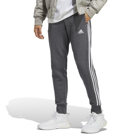 Pantalon de Hombre Adidas Essentials 3 Gris Oscuro - Blanco