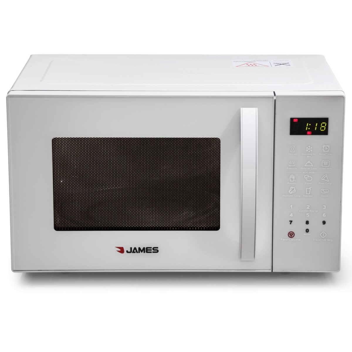 Horno Microondas Digital James J - 23 Mdb - MICROONDAS JAMES 23 L J-23 MDB BLANCO 61 