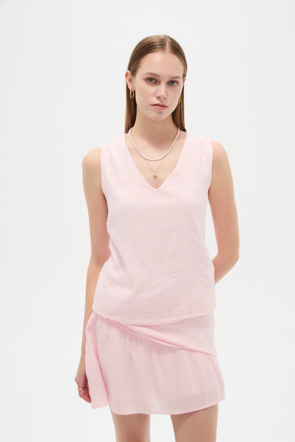 Musculosa Rivano Rosa Claro
